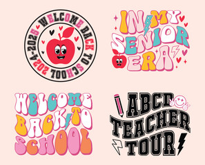 retro t-shirt svg design bundle, Retro Bundle, Groovy SVG Bundle, Inspirational SVG, Retro svg,