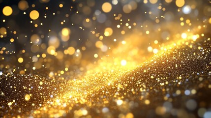 Abstract gold background, Generative AI