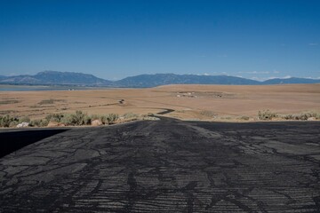 Winding Road Through Arid Landscape