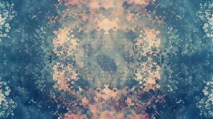 Fototapeta premium Abstract watercolor pattern with soft hues creating a serene atmosphere, ideal for backgrounds