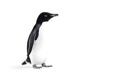 Obraz premium Elegant Penguin Portrait