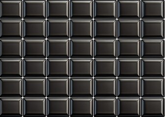 Naklejka premium black ceramic tile seamless pattern