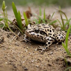 Obraz premium Habitat Reveal: The Mississippi Gopher Frog in Its Element