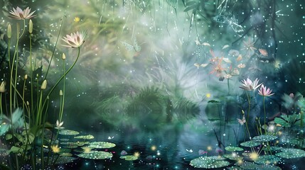Fototapeta premium _Backdrop_fairy_texture_overlay_fantasy_background