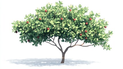 Obraz premium Apple tree orchard harvest sunlight