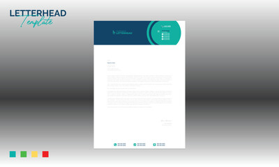 Obraz premium letterhead for any best company use