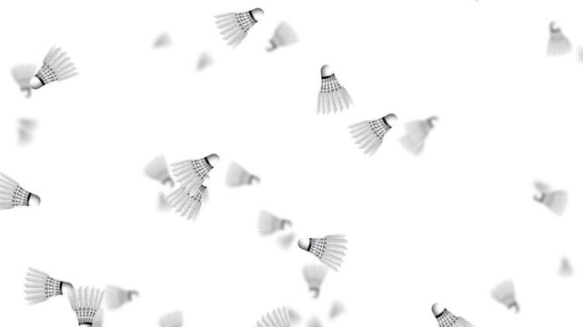Dynamic Badminton Shuttlecock Animation