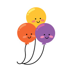 Cute Balloons Icon