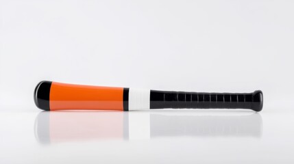Modern Baseball Bat with Bold Colors Isolated. Generative AI