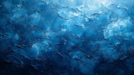 Deep Blue Abstract Surface. Generative AI