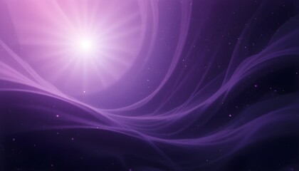 Fototapeta premium Futuristic Abstract Purple Light Waves Background – Smooth Glowing Neon Gradient with Dynamic Motion Effects in a Sci-Fi Inspired Night Sky