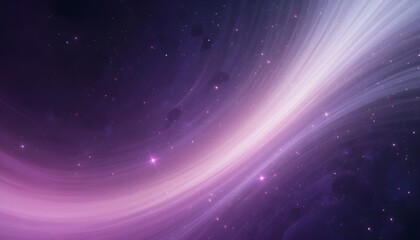 Fototapeta premium Futuristic Abstract Purple Light Waves Background – Smooth Glowing Neon Gradient with Dynamic Motion Effects in a Sci-Fi Inspired Night Sky