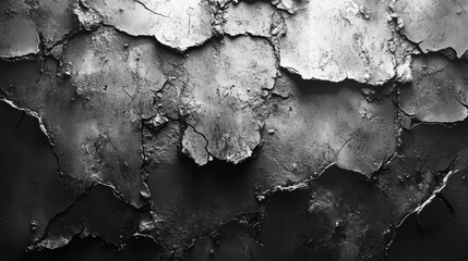 Obraz premium Cracked and Weathered Wall Texture. Generative AI