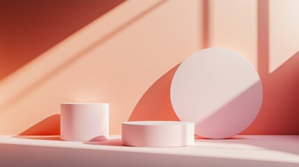 Fototapeta premium Elegant Minimalist Product Display Design