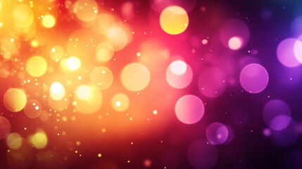 Abstract Bokeh Background with Vivid Colors