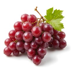 Fototapeta premium Nature's Bounty A Cluster of Luscious red Grapes 