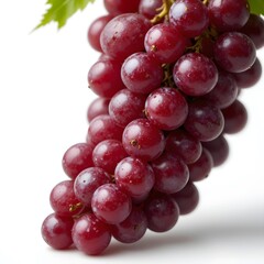 Fototapeta premium Nature's Bounty A Cluster of Luscious red Grapes 