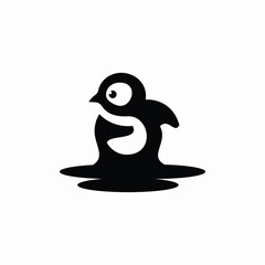 penguin vector logo icon symbol design