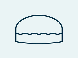 Cap icon. Fasting ramadan icon. Outline icon concept.