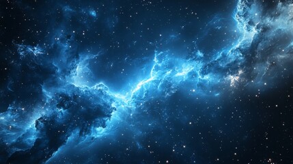 Fototapeta premium Awe-Inspiring Cosmic Nebula: A Deep Dive into the Universe's Beauty
