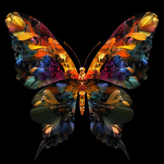 Fractal butterfly image