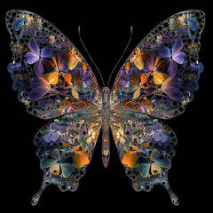 butterfly fractal design