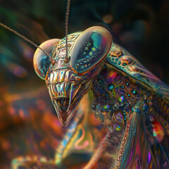 mantis closeup