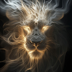 Ethereal energy lion
