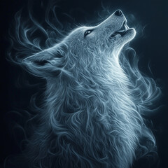 Ethereal wolf