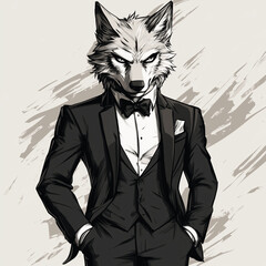 Well dressed wolf