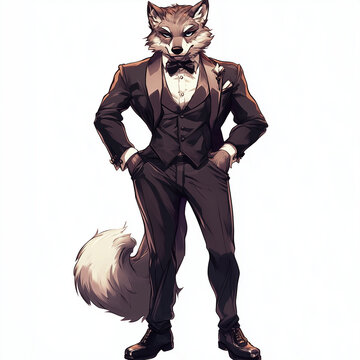 Wolf in a suit