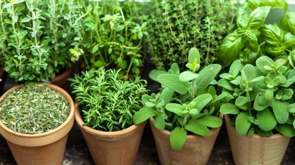 A Symphony of Herbs: A Vibrant Composition Celebrating the Beauty of Oregano and Other Fragrant Delights