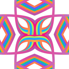 square pattern Traditional Indonesian batik for decorating tile designs, walls, floors and commercial textile products	
