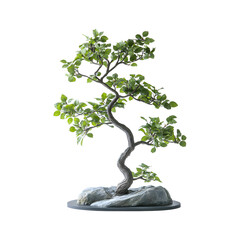 LED Lit Bon Bon Tree for Ambient Lighting Isolated on Transparent Background