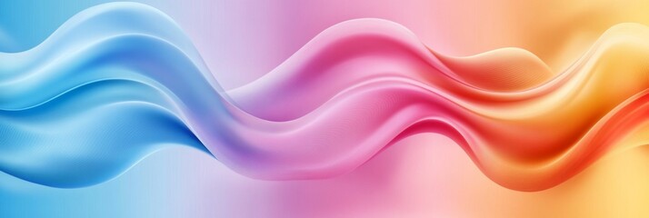 Fototapeta premium Abstract Colorful Gradient Waves Background Design