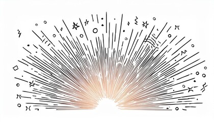 Line shape marker underline, arrow, heart brush element set. Hand drawn sketch marker underline shape, arrow, heart scribble brush pen stroke element. Crown, love graphic icon. Vector illustration