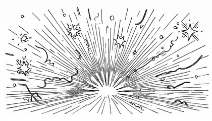 Line shape marker underline, arrow, heart brush element set. Hand drawn sketch marker underline shape, arrow, heart scribble brush pen stroke element. Crown, love graphic icon. Vector illustration