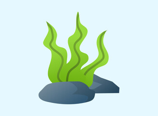 Illustration of an Vibrant Coral Reef 