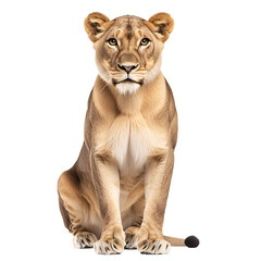 Obraz premium Lion isolated on transparent background