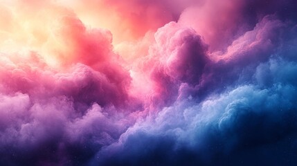 Obraz premium Surreal Cosmic Cloudscape. Generative AI