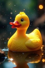 Pato assado com pimenta e lim?o em um ambiente festivo e iluminado, pato, animais, toalhas