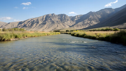 lake in the mountains