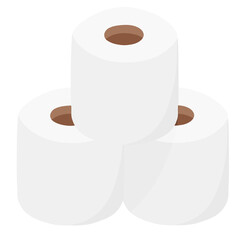 Paper Towel, Tissue Box PNG, Household Cleaning Illustration