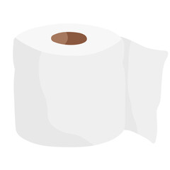 Paper Towel, Tissue Box PNG, Household Cleaning Illustration