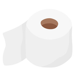 Paper Towel, Tissue Box PNG, Household Cleaning Illustration