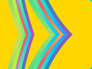 SIMPLE DYNAMIC LINE art design with aesthetic colourful background