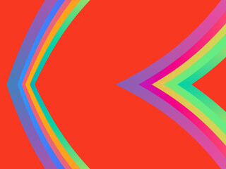 SIMPLE DYNAMIC LINE art design with aesthetic colourful background