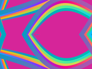 SIMPLE DYNAMIC LINE art design with aesthetic colourful background