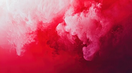 Obraz premium Contemporary red gradient background; transitions smoothly from intense red to soft red. A minimalist canvas for creative projects