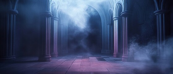 Gothic backdrop with a mysterious tone- offering plenty of room for copy or design elements